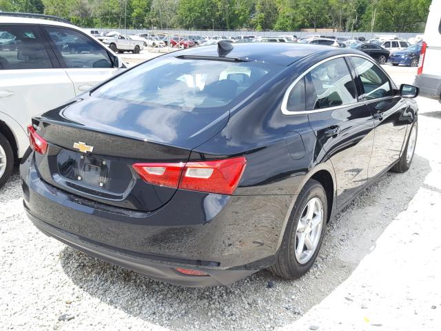 1G1ZB5ST2HF229853 - 2017 CHEVROLET MALIBU LS შავი ფოტო 4