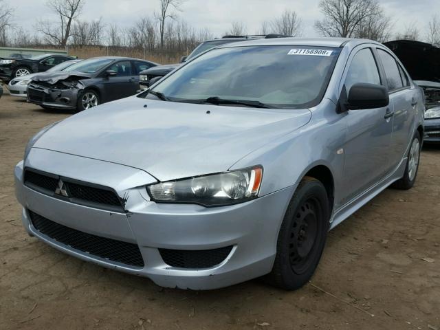 JA32U1FU1AU003107 - 2010 MITSUBISHI LANCER DE SILVER photo 2