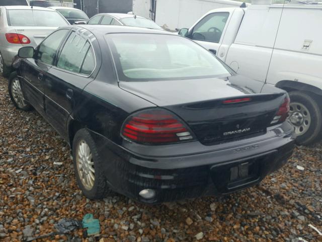 1G2NE52EXXC523424 - 1999 PONTIAC GRAND AM S 黑色 照片 3