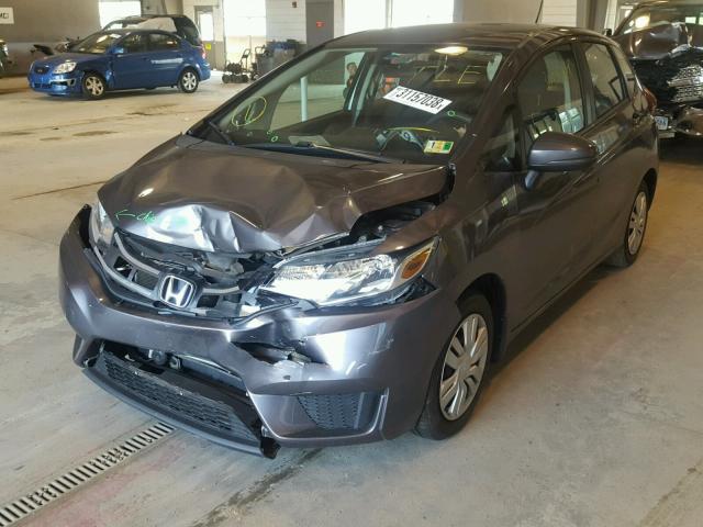 3HGGK5H51FM735065 - 2015 HONDA FIT LX CHARCOAL photo 2