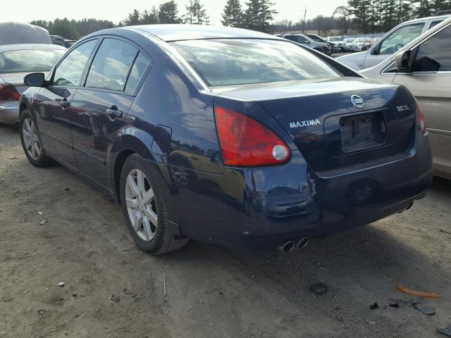 1N4BA41E14C808374 - 2004 NISSAN MAXIMA SE BLUE photo 3