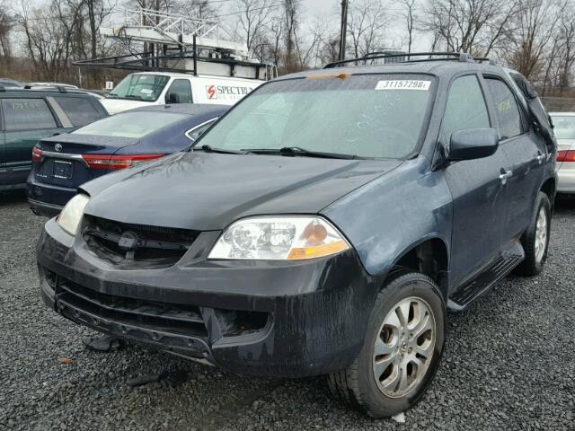 2HNYD18603H537502 - 2003 ACURA MDX TOURIN CHARCOAL photo 2