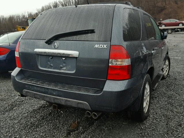 2HNYD18603H537502 - 2003 ACURA MDX TOURIN CHARCOAL photo 4