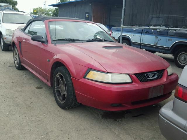 1FAFP45X7YF270537 - 2000 FORD MUSTANG GT RED photo 1