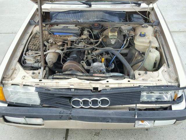 WAUFB0810FA067621 - 1985 AUDI 4000 S CUS GOLD photo 7