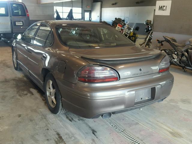 1G2WP52K8YF264176 - 2000 PONTIAC GRAND PRIX BROWN photo 3