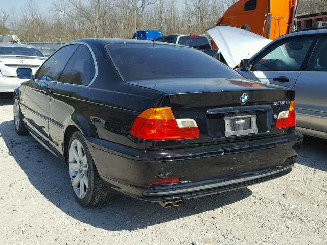 WBABM3343YJN82322 - 2000 BMW 323 CI BLACK photo 3