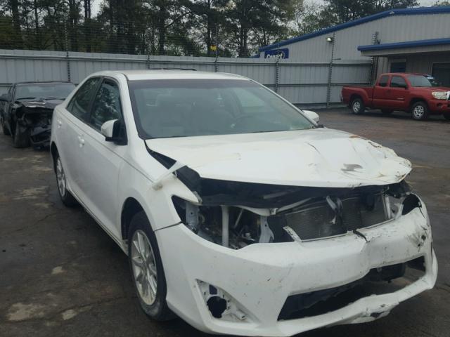 4T1BF1FK0DU246594 - 2013 TOYOTA CAMRY L WHITE photo 1