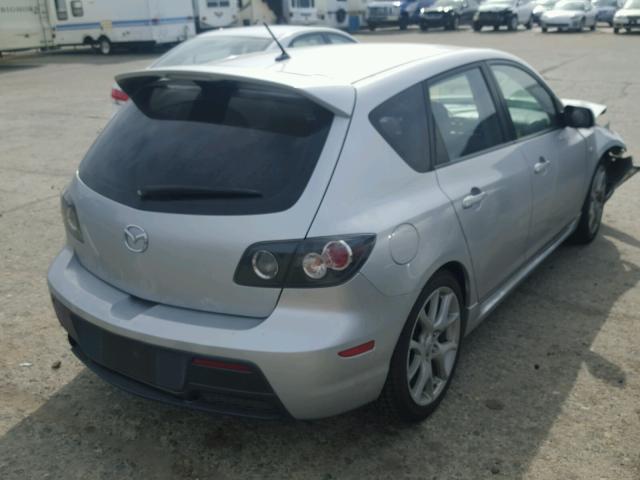 JM1BK34MX81835157 - 2008 MAZDA SPEED 3 GRAY photo 4