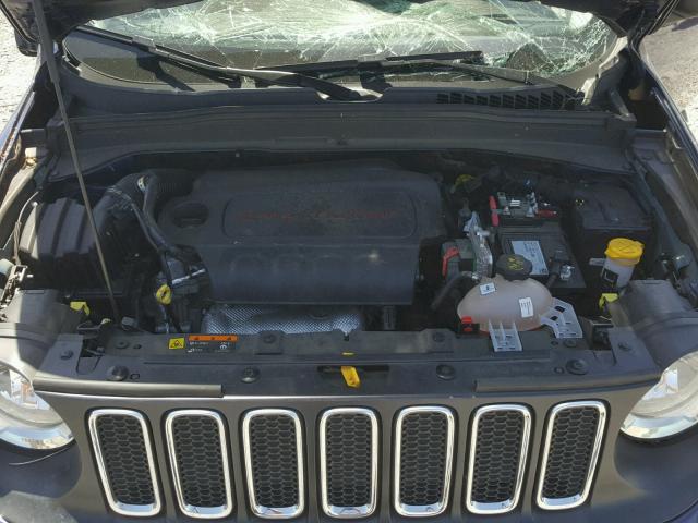 ZACCJAAB5HPF79377 - 2017 JEEP RENEGADE S PURPLE photo 7