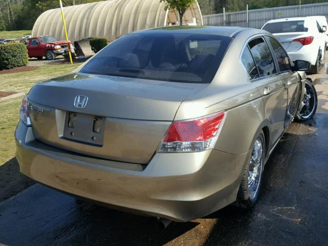 1HGCP26398A111983 - 2008 HONDA ACCORD LX GOLD photo 4