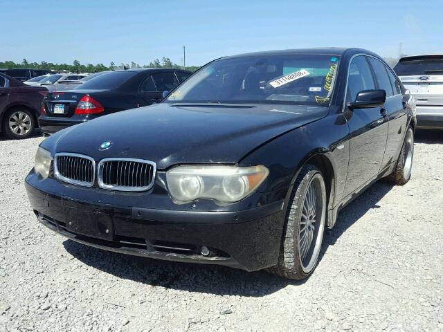 WBAGL63402DP58467 - 2002 BMW 745 I BLACK photo 2