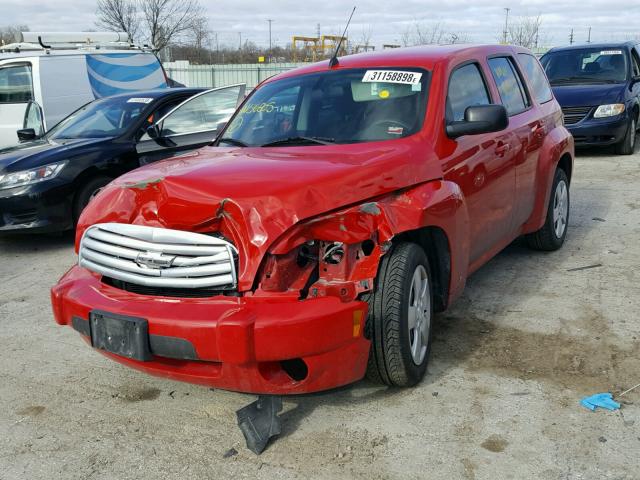 3GNBAADB0AS516805 - 2010 CHEVROLET HHR LS RED photo 2