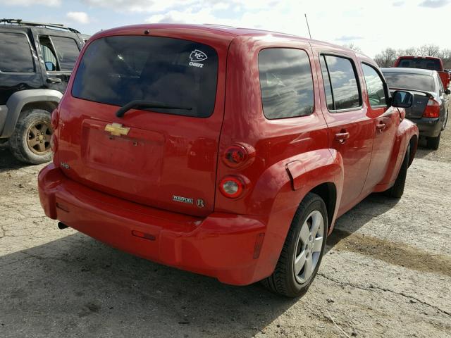 3GNBAADB0AS516805 - 2010 CHEVROLET HHR LS RED photo 4