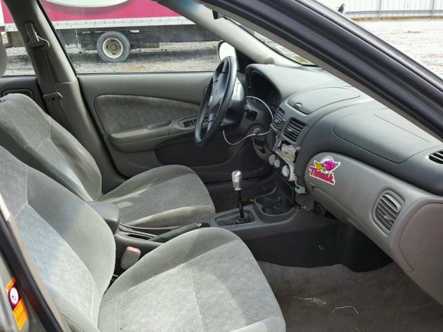 3N1CB51A63L556657 - 2003 NISSAN SENTRA GXE GRAY photo 5