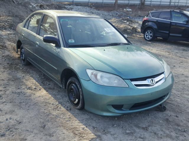 2HGES16504H514328 - 2004 HONDA CIVIC GREEN photo 1