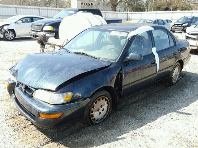 1NXBB02E6VZ652547 - 1997 TOYOTA COROLLA DX GREEN photo 2