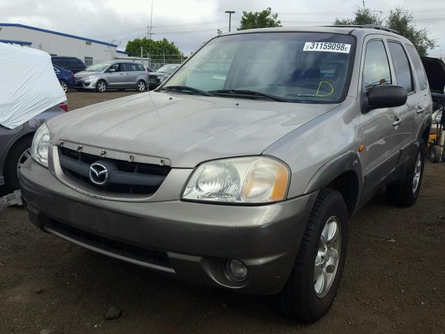 4F2YU08151KM28737 - 2001 MAZDA TRIBUTE LX GOLD photo 2