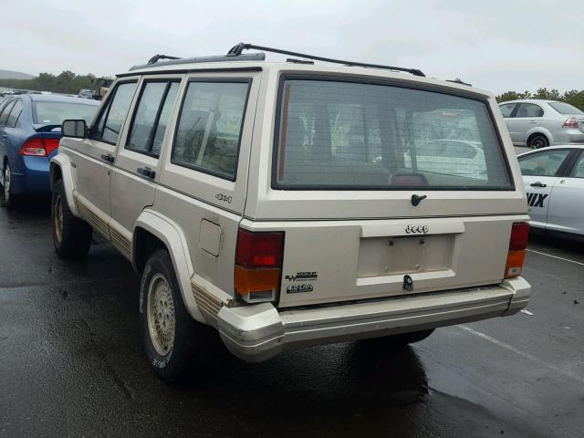 1J4FJ78S9SL582312 - 1995 JEEP CHEROKEE C BEIGE photo 3