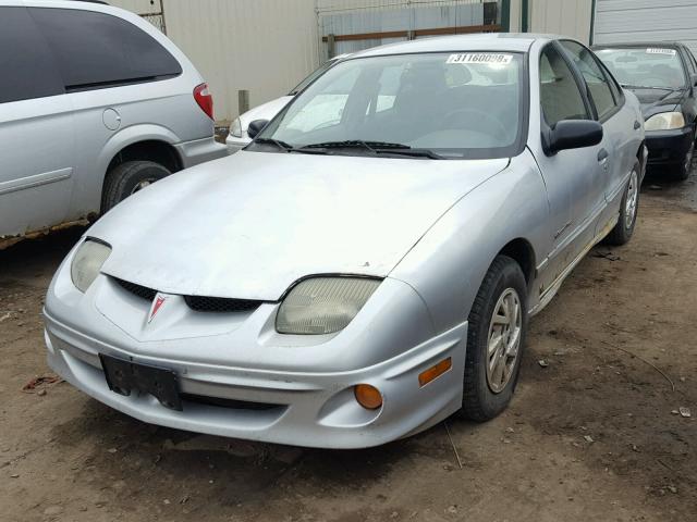 3G2JB52T81S142355 - 2001 PONTIAC SUNFIRE SE SILVER photo 2