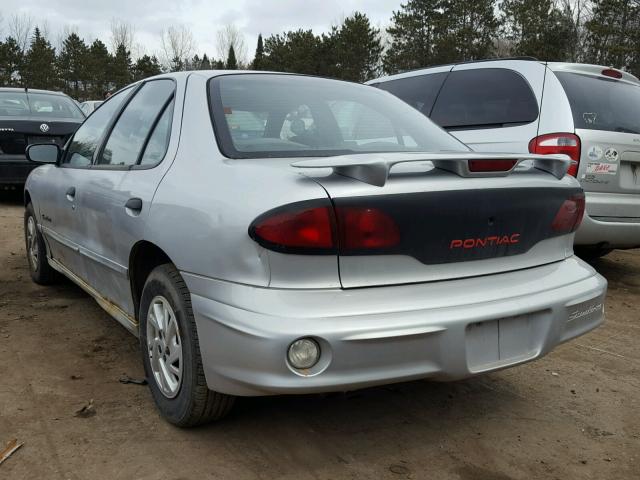 3G2JB52T81S142355 - 2001 PONTIAC SUNFIRE SE SILVER photo 3