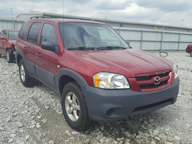 4F2YZ02Z56KM26638 - 2006 MAZDA TRIBUTE I RED photo 1