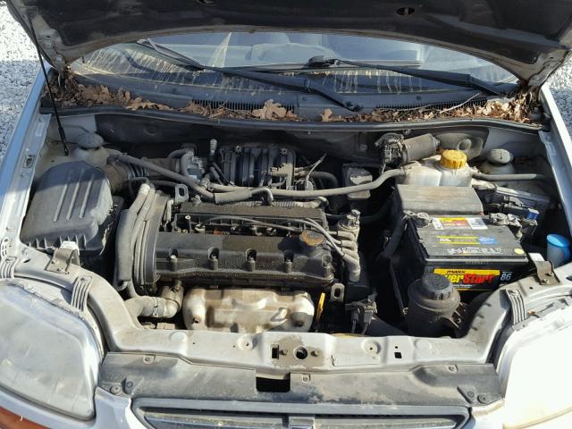 KL1TD66658B256271 - 2008 CHEVROLET AVEO BASE Gri fotoğraf 7