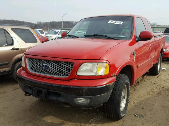 1FTRX18LXXNB34888 - 1999 FORD F150 RED photo 2