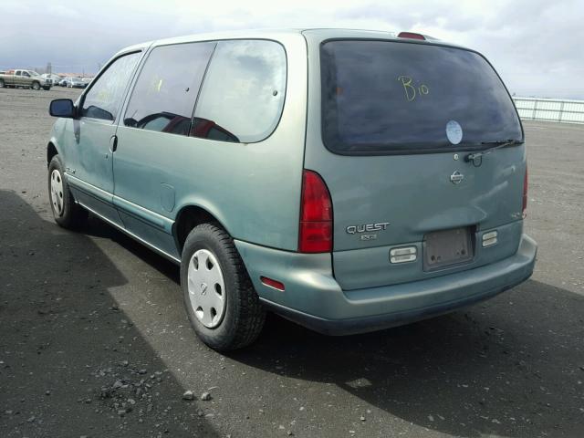 4N2DN11W1SD867587 - 1995 NISSAN QUEST XE GREEN photo 3