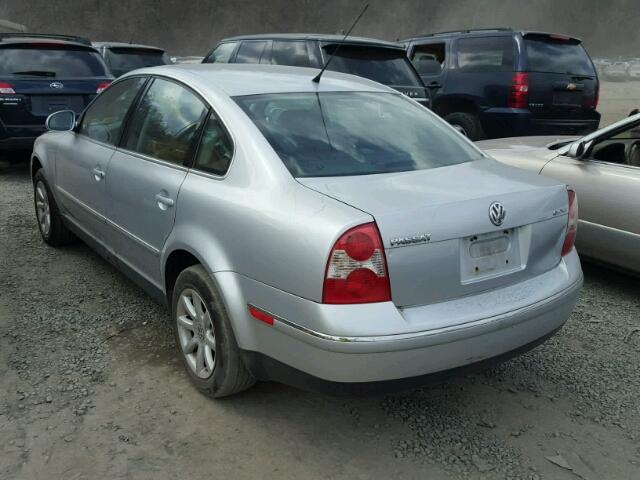 WVWPD63B74P244650 - 2004 VOLKSWAGEN PASSAT GLS SILVER photo 3