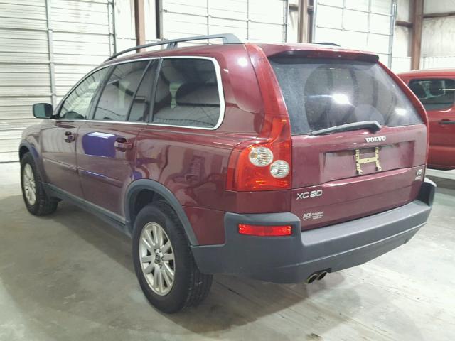 YV4CZ852561260051 - 2006 VOLVO XC90 V8 MAROON photo 3