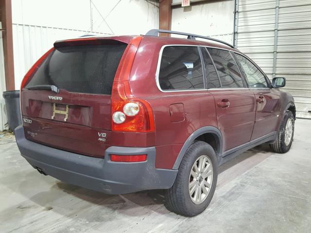 YV4CZ852561260051 - 2006 VOLVO XC90 V8 MAROON photo 4