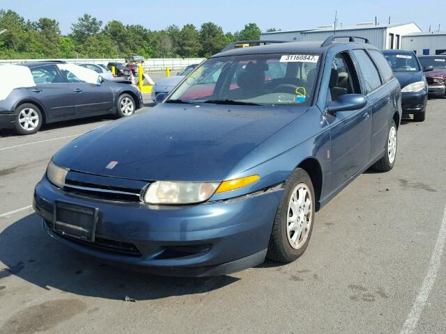 1G8JU84F62Y566619 - 2002 SATURN LW200 BLUE photo 2