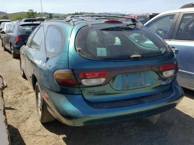 1FALP57U3TG145968 - 1996 FORD TAURUS GL GREEN photo 3