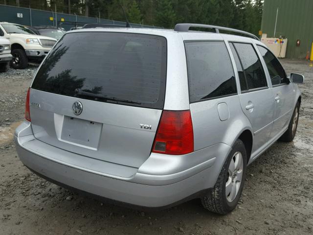 WVWSP61J53W341717 - 2003 VOLKSWAGEN JETTA GLS SILVER photo 4