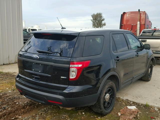 1FM5K8AR3EGC40519 - 2014 FORD EXPLORER P BLACK photo 4