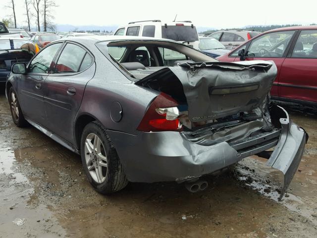 2G2WR524151323485 - 2005 PONTIAC GRAND PRIX GRAY photo 3