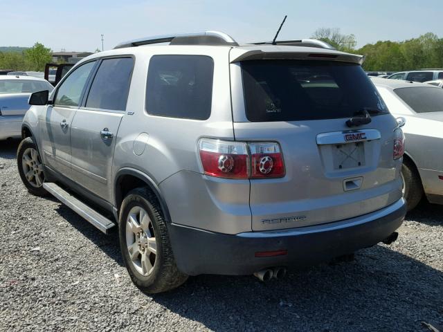 1GKER33758J197389 - 2008 GMC ACADIA SLT SILVER photo 3