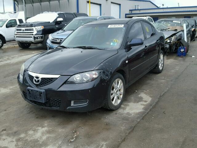 JM1BK12F881794729 - 2008 MAZDA 3 I BLACK photo 2