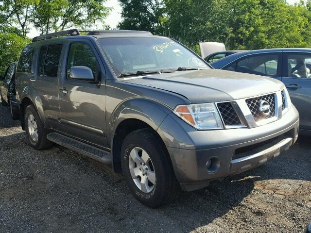 5N1AR18W77C621801 - 2007 NISSAN PATHFINDER GRAY photo 1