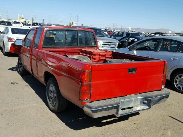 1N6SD16S6TC374639 - 1996 NISSAN TRUCK KING RED photo 3