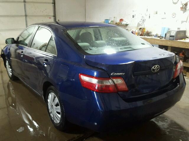 4T1BE46K07U167547 - 2007 TOYOTA CAMRY NEW BLUE photo 3