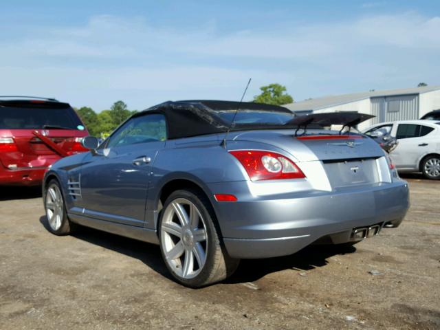 1C3AN65L76X062334 - 2006 CHRYSLER CROSSFIRE BLUE photo 3