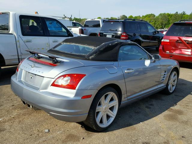 1C3AN65L76X062334 - 2006 CHRYSLER CROSSFIRE BLUE photo 4