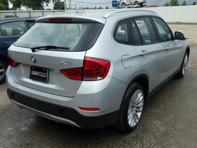 WBAVM1C59EVW49729 - 2014 BMW X1 SDRIVE2 SILVER photo 4