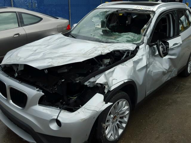 WBAVM1C59EVW49729 - 2014 BMW X1 SDRIVE2 SILVER photo 9