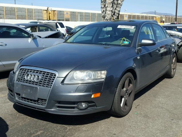 WAUEH74F27N008567 - 2007 AUDI A6 S-LINE GRAY photo 2