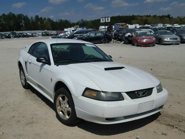 1FAFP40403F334312 - 2003 FORD MUSTANG WHITE photo 1