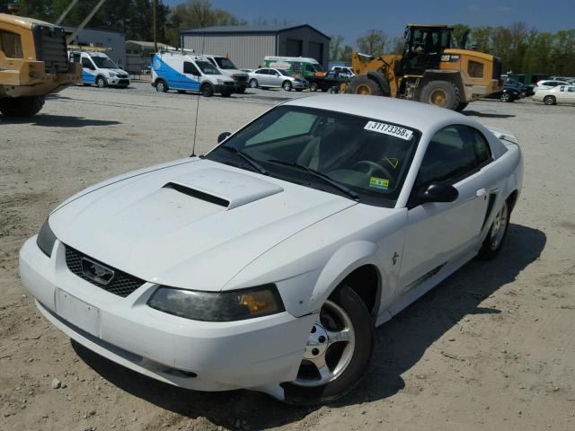 1FAFP40403F334312 - 2003 FORD MUSTANG WHITE photo 2