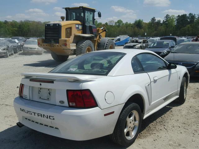 1FAFP40403F334312 - 2003 FORD MUSTANG WHITE photo 4